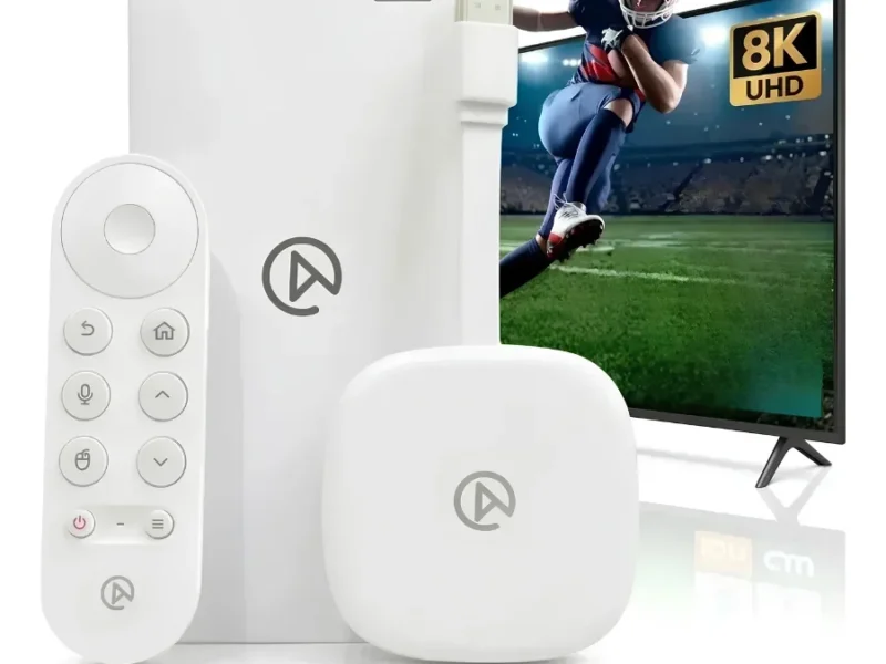 UniTV V11 TV Stick Android 8K Wi-Fi 6 HDMI Controle por Voz Reprodutor Multimídia