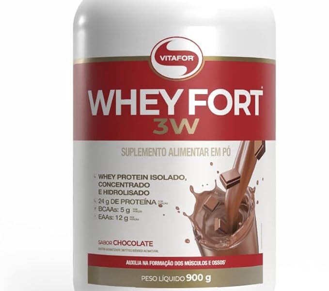 Vitafor – Whey Fort 3W – 900g – Chocolate
