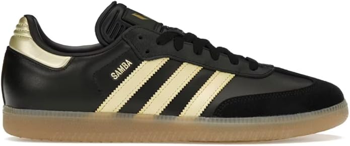 adidas Tênis masculino SAMBA AFA Shadow azul marinho/dourado 12 EUA adidas Samba Afa masculino