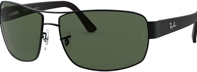 Óculos de Sol Ray-Ban Retangular Esportivo, Tamanho 64