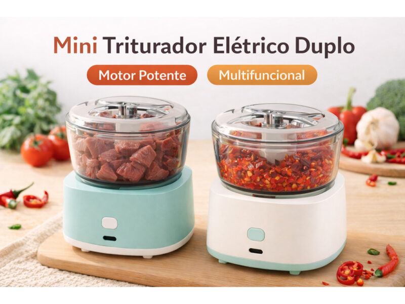 mini processador de alimentos elétrico picador de alho triturador de pimenta 350ml