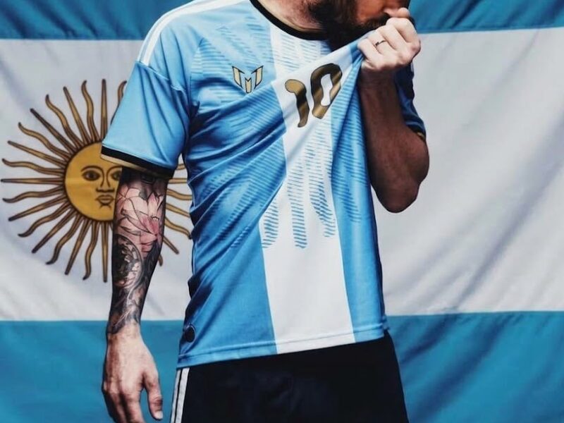 2º Lote Pré-Venda Camisa Seleção Argentina 26/27 Nº 10 Messi Adidas Masculina – Azul