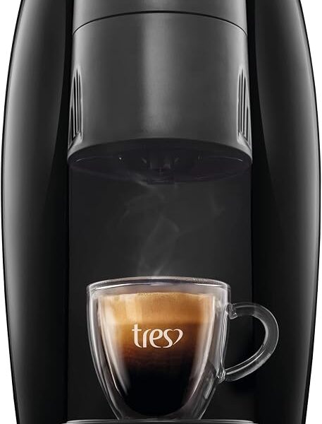 3 Corações TRES Cafeteira Espresso e Multibebida LOV Preta – 220V