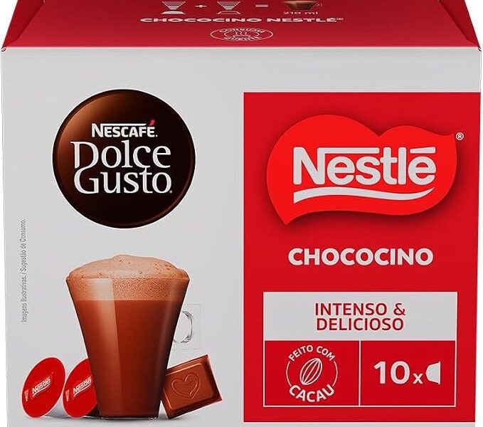 Achocolatado em Cápsula Nescafé Dolce Gusto Chococino Classic com 10 cápsulas