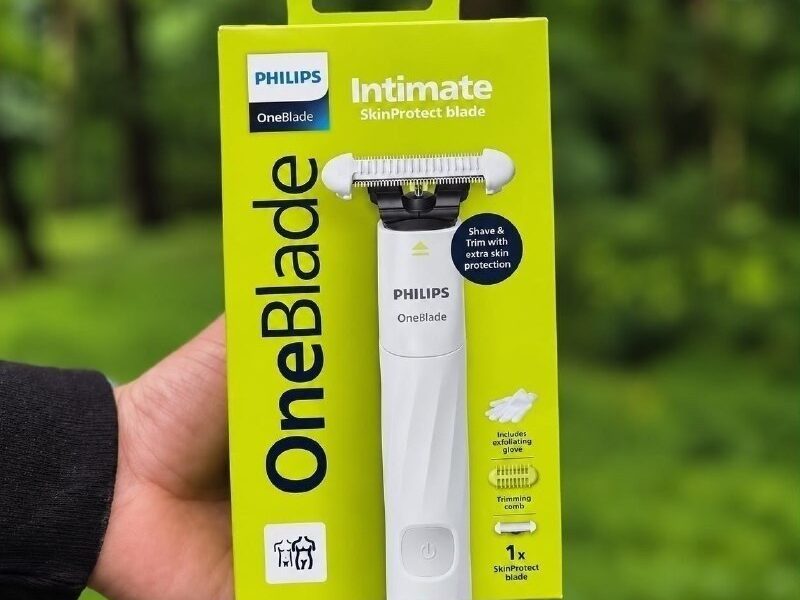 Aparador E Raspador Oneblade Intimate Qp1924/10 Philips