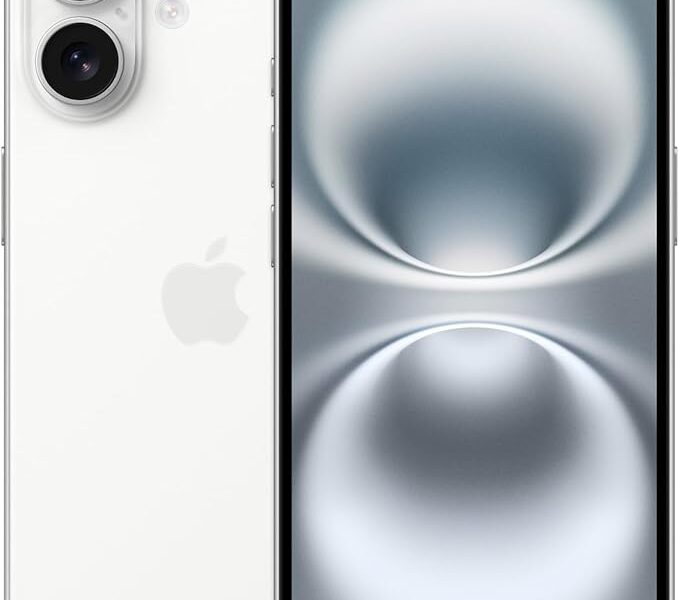 Apple iPhone 16 (256 GB) – Branco na Link por R$ 4.649,10