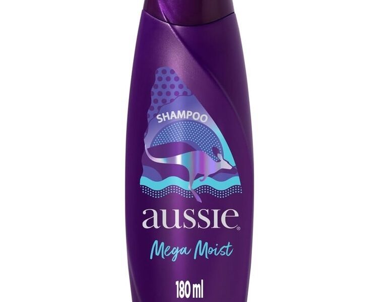 Aussie Shampoo Mega Moist com Óleo de Jojoba 180 ml