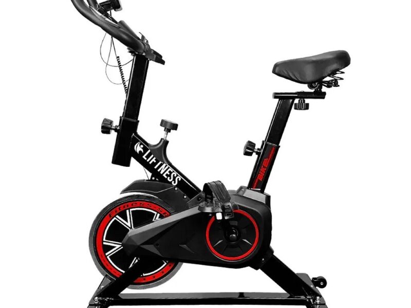 Bicicleta Ergométrica Profissional Spinning X11 Em Aço Carbono Suporta Até 120kg – Liftness Preto