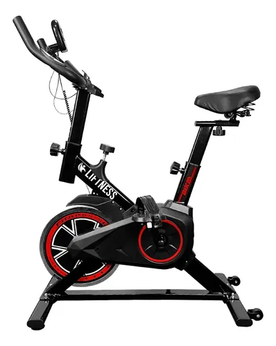 Bicicleta Ergométrica Profissional Spinning X11 Em Aço Carbono Suporta Até 120kg – Liftness Preto