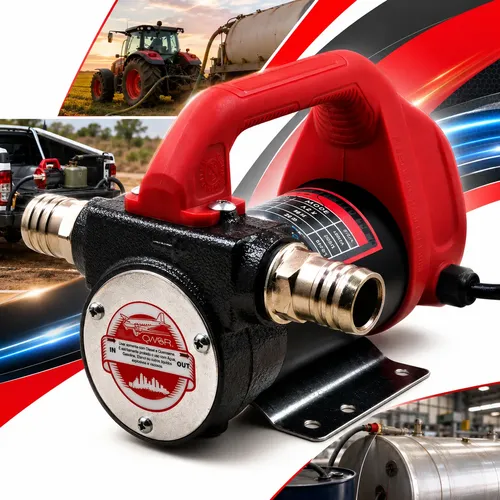 Bomba Elétrica 12v Para Transferência De Óleo Diesel 45 Lpm