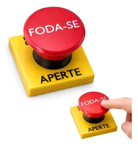 Botão Do F*da-se Fidget Toy Personalizado Switch Mecânico