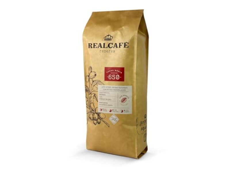 CAFÉ ESPECIAL TORRADO EM GRÃOS REALCAFÉ RESERVA 650 (Torra Média) (1KG)