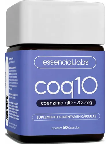 COENZIMA Q10 200mg – Fórmula com Máxima Concentração e Pureza – 60 doses