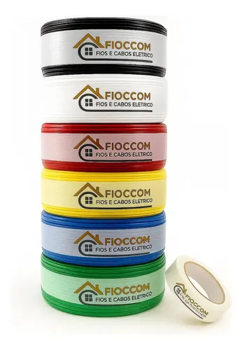 Cabo Flexível 1,5 Mm² Illuminix Rolo Com 100 Metros 750v Azul