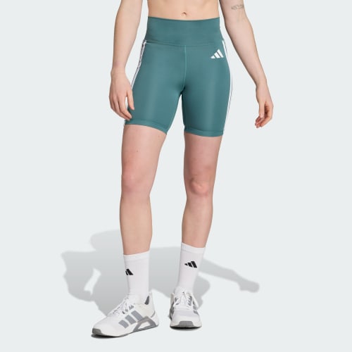 Calça Legging Curta Optime Essentials 3 Listras