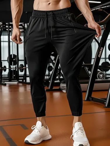 Calça Masculina Tactel Jogger Esportiva Academia Slim Treino