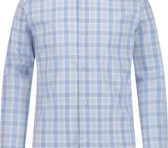 Calvin Klein Camiseta masculina de manga comprida com estampa legacy