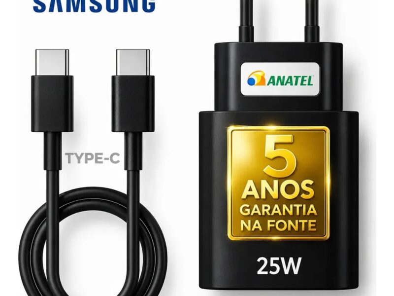 Carregador Super Rápido 25w Para Samsung Galaxy S24 S23 S22 S21 S20 Fe Ultra Motorola M22 M31 M32 M62 M63 M64 G15 Xiaomi Redmi Note 12 13 14 15 LG – Super Fast Cabo Blindado Tipo Usb C -Dtimp