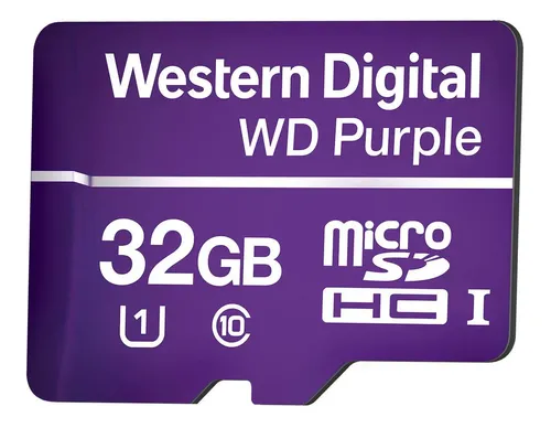 Cartão Micro Sd 32gb 16tbw Western Digital Purple
