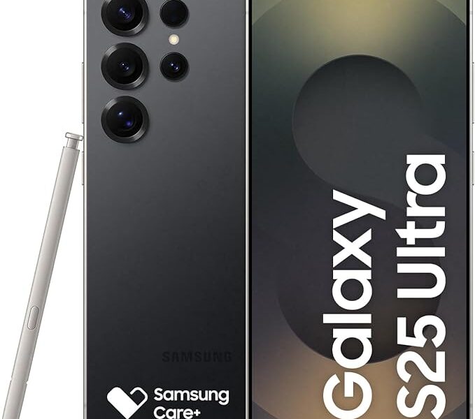 Celular Samsung Galaxy S25 Ultra 5G, 256GB, 12GB RAM, Câmera Quádrupla de 200+50+10+50, Tela Grande de 6.9″, Titânio Preto