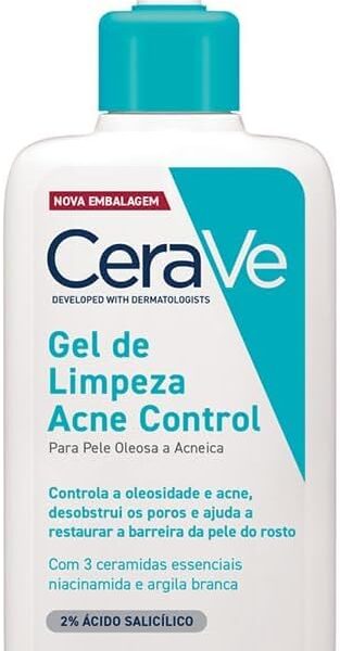 CeraVe Acne Control Refil Gel de Limpeza Facial, Pele Normal a Oleosa, 60g na Link por R$ 67,45