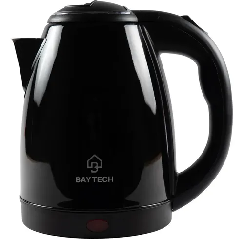 Chaleira Elétrica Baytech Inox 2 Litros Desligamento Automático Jarra Para Café Chá Água Aquecimento Rápido