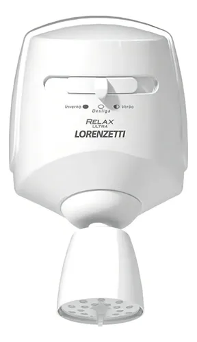 Chuveiro elétrico de parede Lorenzetti Relax Ultra branco 5500W na Meli por R$ 92,82