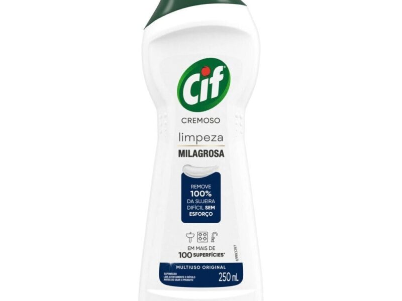 Cif Cremoso Limpeza Milagrosa Produto De Limpeza De Casa Milagroso Original Remove 100% Da Sujeira Difícil Sem Esforço 250 Ml