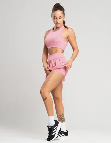 Conjunto Fitness Top Short Roupa Academia Feminino Treino na Meli por R$ 54,53