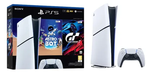 Console Playstation 5 Slim Digital Pacote Astro Bot E Gt