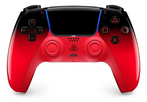 Controle Sem Fio Sony DualSense Hyperpop para PS5, Vermelho Techno Red