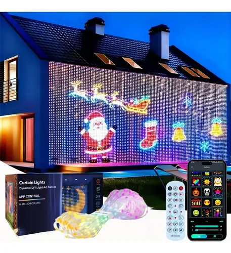 Cortina Pisca-pisca Led Decorativa Para Eventos E Natal 36v