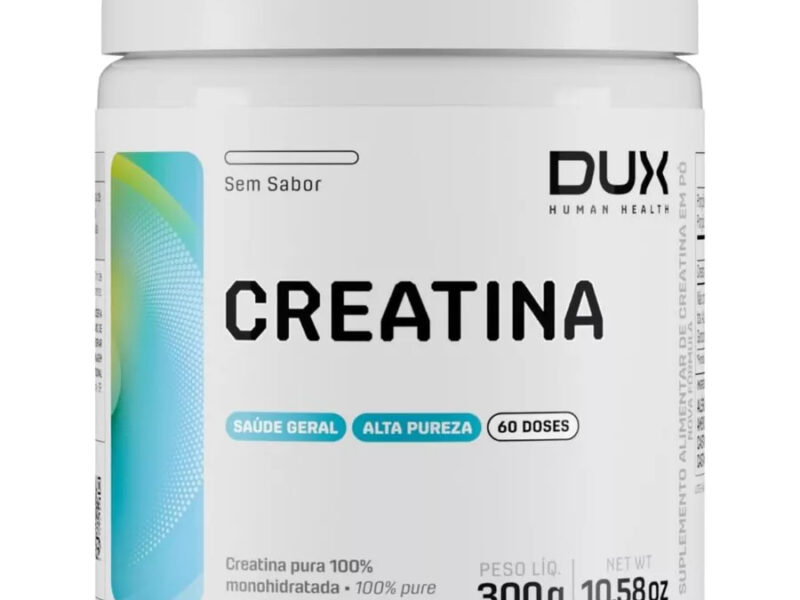 Creatina Monohidratada DUX Nutrition 100% Pura 300g Original Ganho de Massa Hipertrofia Academia