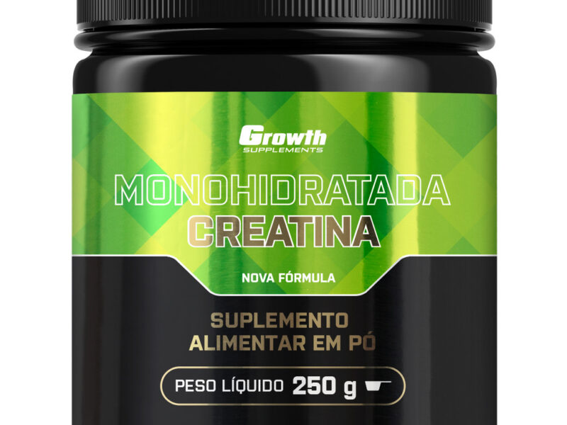 Creatina Monohidratada – Growth Supplements – Sem sabor em pó
