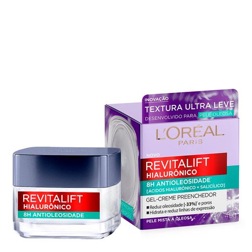 Creme Facial Anti-Idade Noturno L Oréal Paris Revitalift Hialurônico 49ml