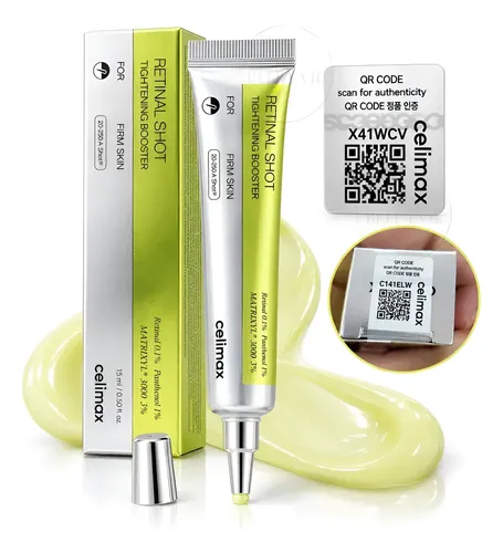 Creme Facial Retinal Shot 0.1% Korean Anti Idade Rugas Verde