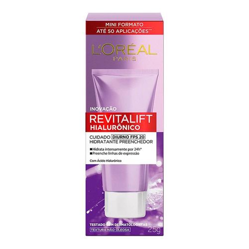 Creme Hidratante Facial Anti-idade L Oréal Paris Revitalift Hialurônico Diurno FPS20 25g