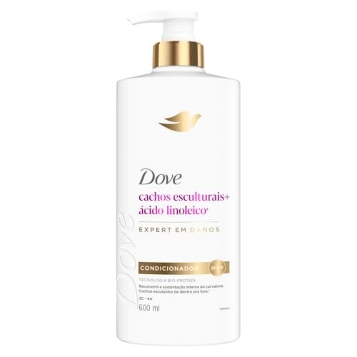 Dove Condicionador Restaurador Cachos Esculturais + Ácido Linoleico 600ml