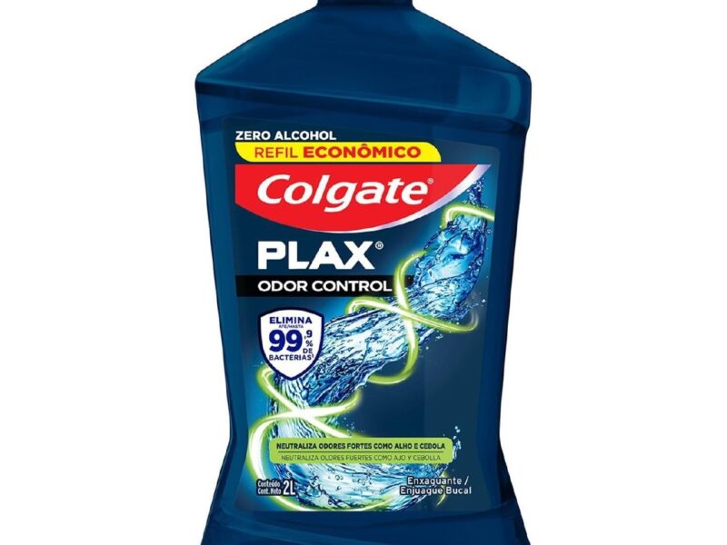 Enxaguante Bucal Colgate Plax Odor Control, Sem Álcool, 2L