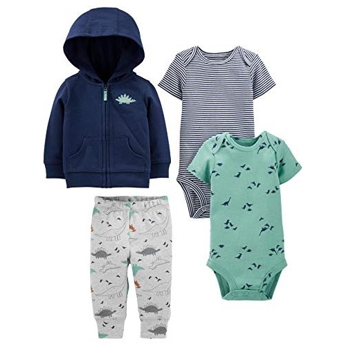 Enxoval Conjunto de jaqueta, calça e body de 4 peças Simple Joys by Carter’sMeninos
