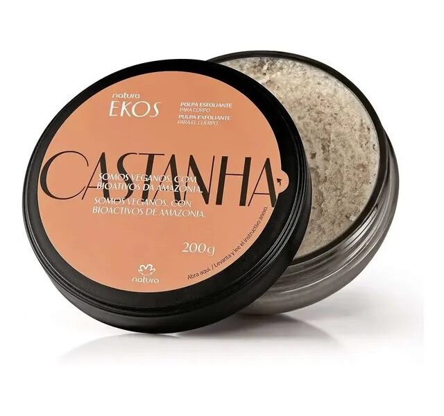 Esfoliante de Castanha para o Corpo Ekos 200g em polpa