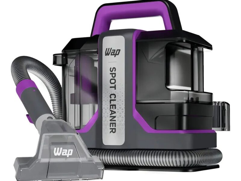 Extratora de Sujeira Portátil WAP Spot Cleaner W3 Borrifa Esfrega e Extrai 1450W de Potência e Bico de Autolimpeza