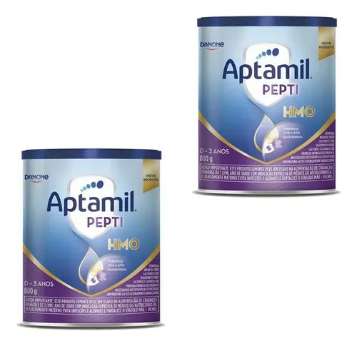 Fórmula Infantil Aptamil Pepti 800g Hmo Kit 2 Latas 800g
