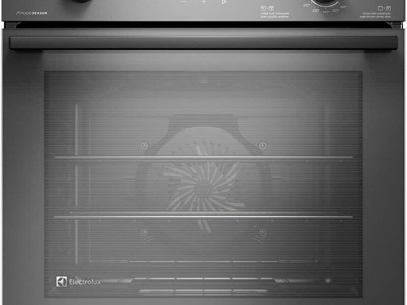 Forno a Gás de Embutir Electrolux 80L Cinza Experience Com FoodSensor OE8GF 220V 50807UBA285