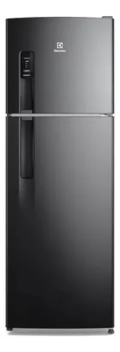 Geladeira Electrolux Frost Free 380L AutoSense Inverter Black Inox Look (IF41B) 127v