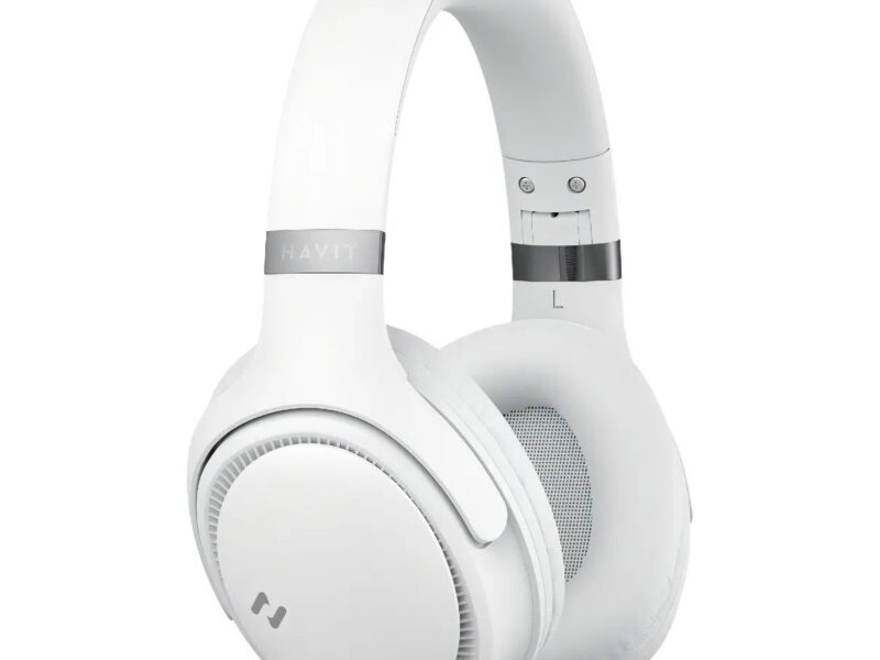 Heaphone Havit H630bt Bluetooth 5.3 On-ear 3d 55h Cor Bege