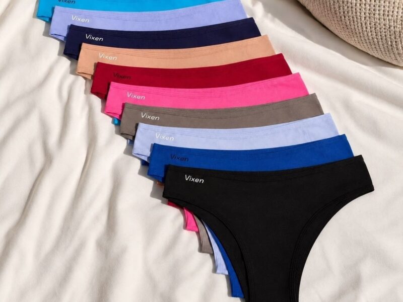Kit 10 Calcinha Feminina De Algodão Tanga Lisa Conforto Vies