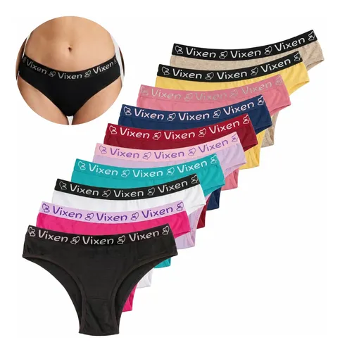 Kit 10 Calcinhas Feminina De Algodão Tanga Adulto Cós Largo