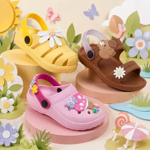 Kit 3 Babuche Infantil Menina Papete Verão Confortável Macia