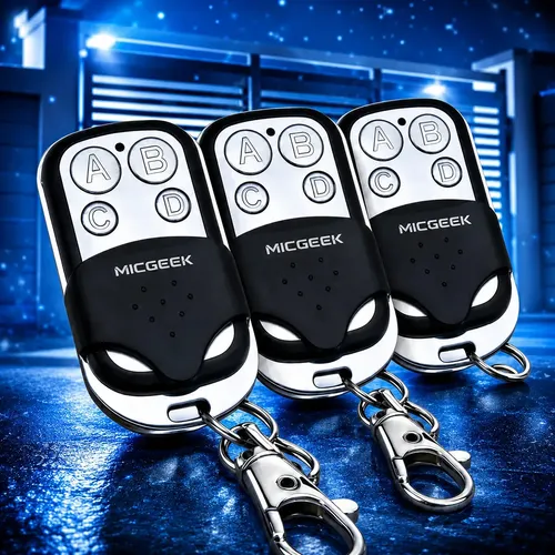 Kit 3 Controle Remoto Universal 4 Botões Para Portão Eletrônico Automatico Alarme Cerca Elétrica 433mhz Micgeek na Meli por R$ 31,95